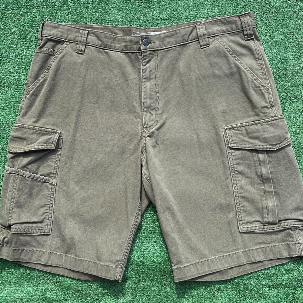 Carhartt Relaxed Fit Rugged Flex Army Green Cargo Shorts Men’s Size 42 BS3542-M
